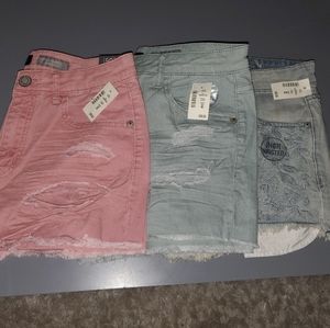 NWT 3 pair Aeropostale high waisted shorts